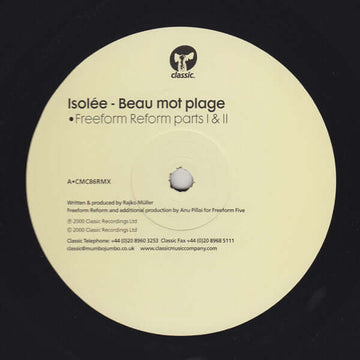 Isolee - Beau Mot Plage Vinyl Vinly Record