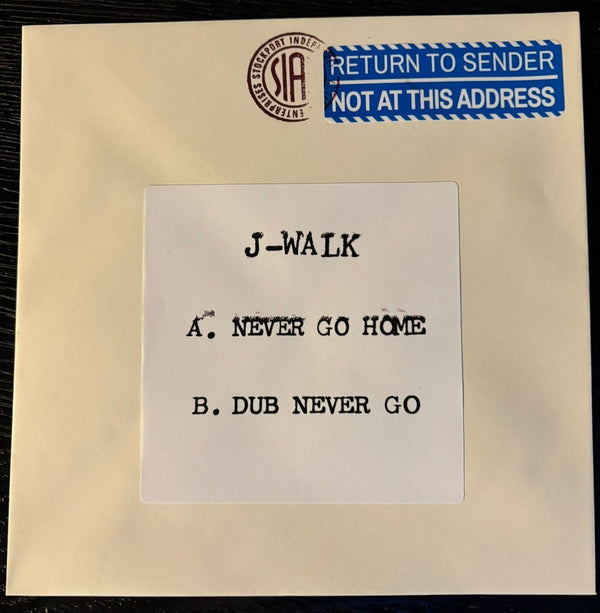 J - Walk - Never Go Home / Dub Never Go Vinyl