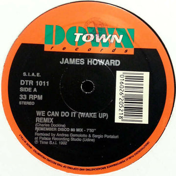 James Howard - We Can Do It (Wake Up) (Remix) Vinyl Vinly Record