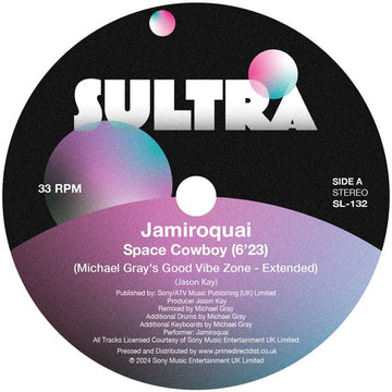 Jamiroquai - Space Cowboy (Michael Gray Remixes) Vinyl Vinly Record