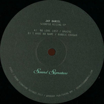 Jay Daniel - Scorpio Rising EP Vinyl Vinly Record