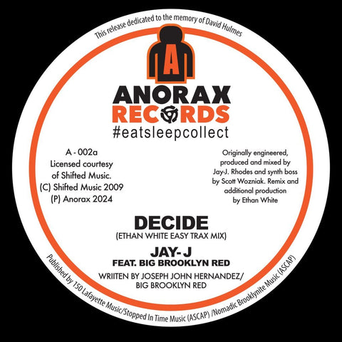 Jay - J ft. Big Brooklyn Red - Decide Vinyl - Vinyl Record