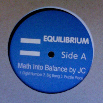JC - Equilibrium (Math Into Balance by JC) Vinyl Vinly Record