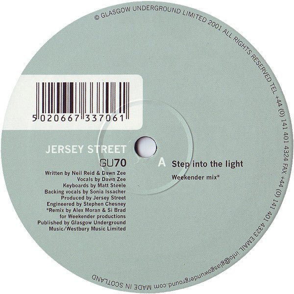 Jersey Street - Step Into The Light Vinyl