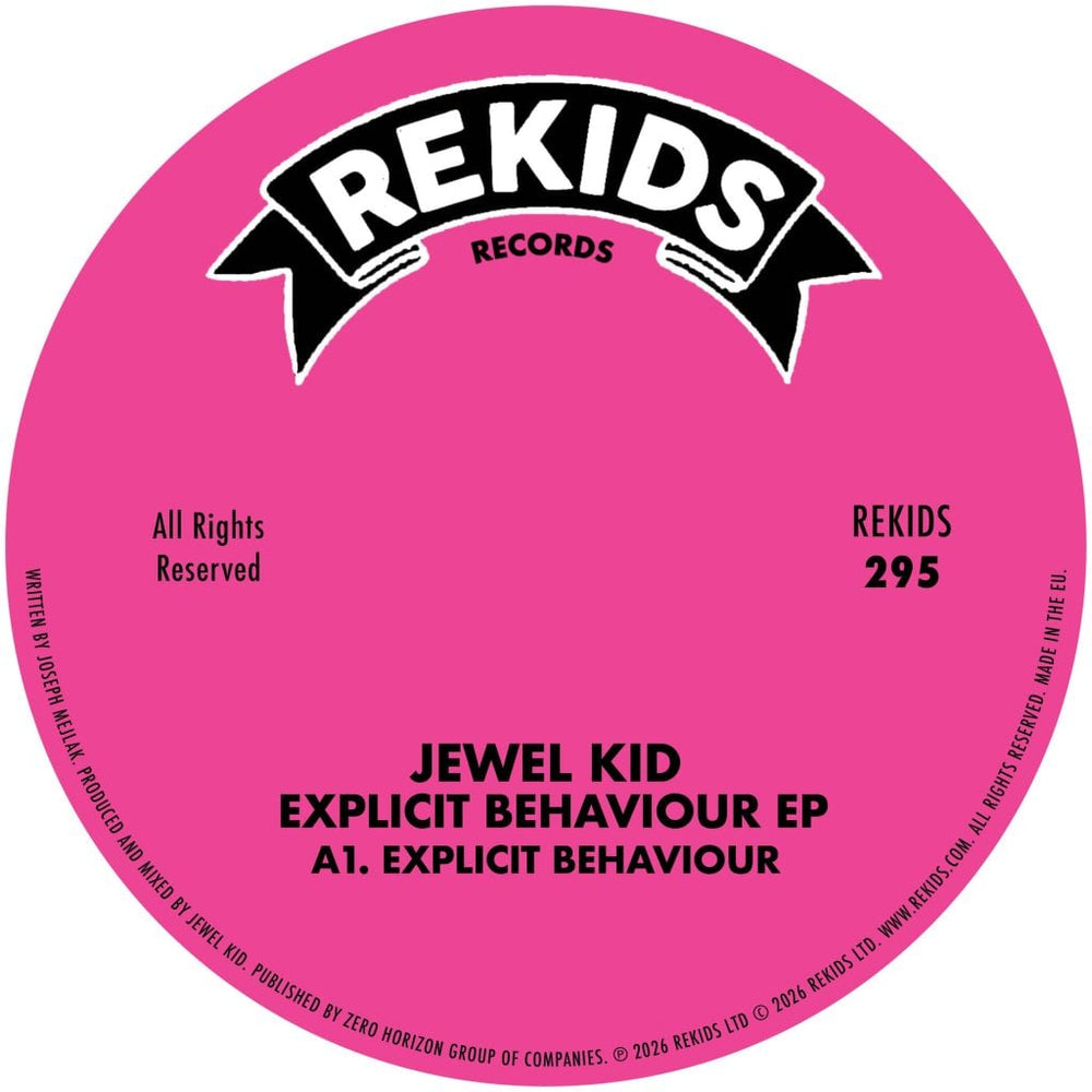 Jewel Kid - Explicit Behaviour EP Vinyl