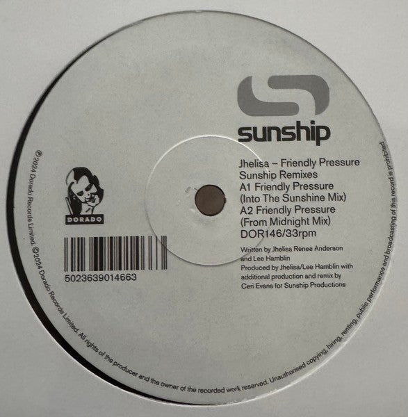 Jhelisa - Friendly Pressure Vinyl