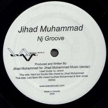 Jihad Muhammad - Nj Groove Vinyl Vinly Record