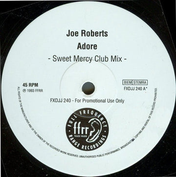 Joe Roberts - Adore Vinyl Vinly Record