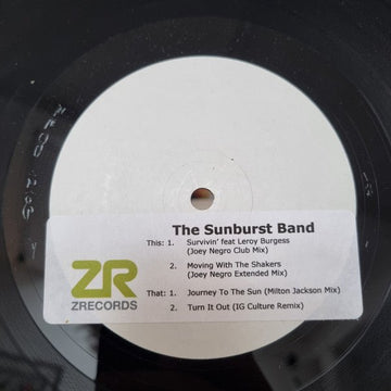 Joey Negro And The Sunburst Band - Survivin' Vinyl Vinly Record