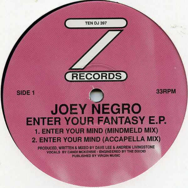 Joey Negro - Enter Your Fantasy EP Vinyl