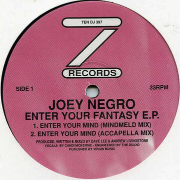 Joey Negro - Enter Your Fantasy EP Vinyl Vinly Record
