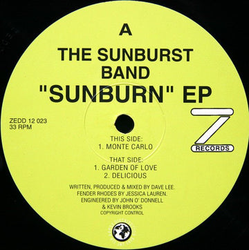Joey Negro Presents The Sunburst Band - Sunburn EP Vinyl Vinly Record