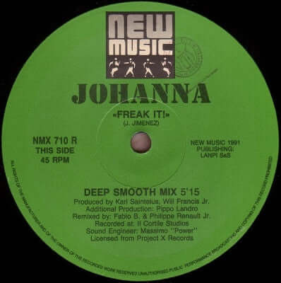 Johanna - Freak It Vinyl