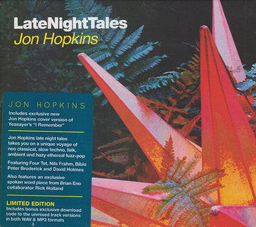 Jon Hopkins - LateNightTales (CD) Vinyl Vinly Record