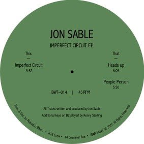 Jon Sable - Imperfect Circuit Vinyl