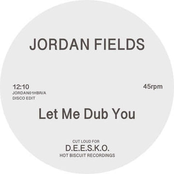 Jordan Fields - Let Me Dub You / Bongo Dub Vinyl Vinly Record