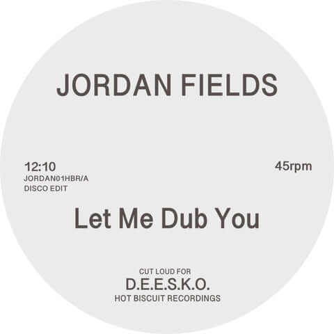 Jordan Fields - Let Me Dub You / Bongo Dub Vinyl