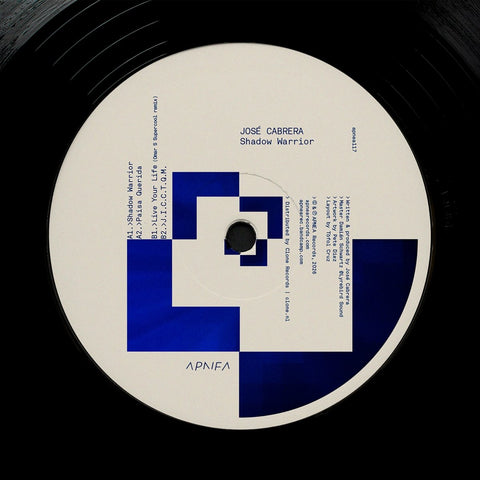 Jose Cabrera / Omar S - Shadow Warrior EP Vinyl - Vinyl Record