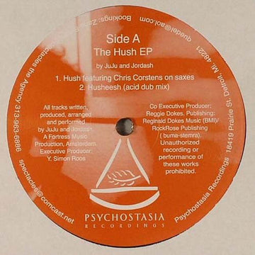 Juju & Jordash - The Hush EP Vinyl Vinly Record
