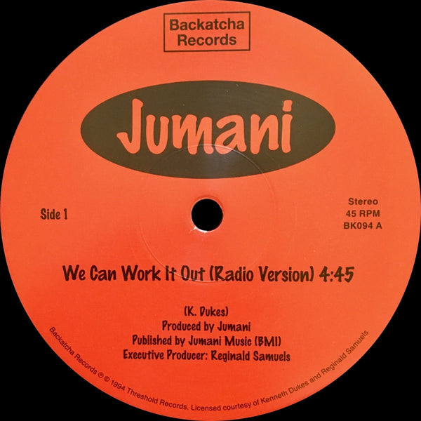 Jumani - We Can Work It Out Vinyl