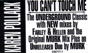 Karen Pollard - You Can't Touch Me (1995 Remixes) Vinyl Vinly Record