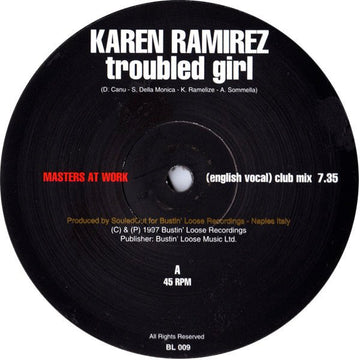 Karen Ramirez - Troubled Girl Vinyl Vinly Record