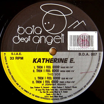 Katherine E - Then I Feel Good Vinyl Vinly Record