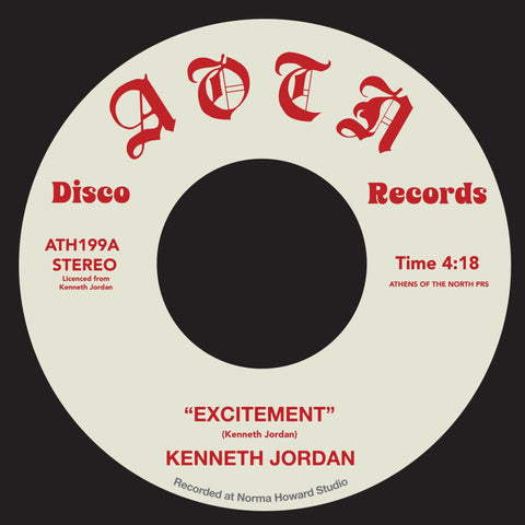 Kenneth Jordan - Excitement Vinyl - Vinyl Record