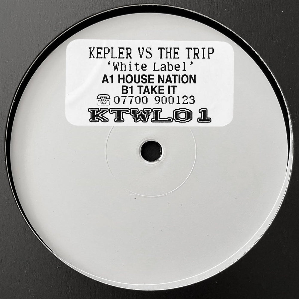 Kepler & The Trip - White Label Vinyl