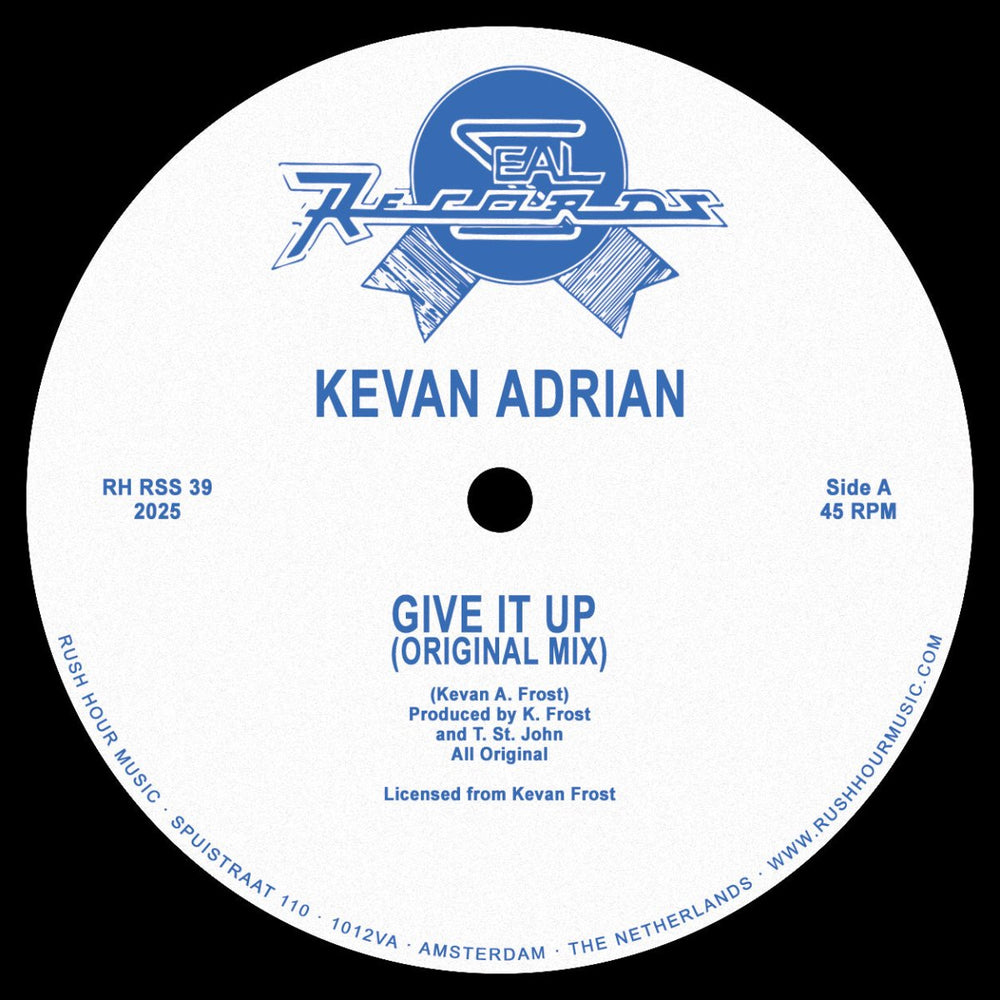 Kevan Adrian - Give It Up Vinyl