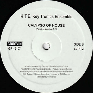 Key Tronics Ensemble - House Of Calypso II Remix Vinyl Vinly Record
