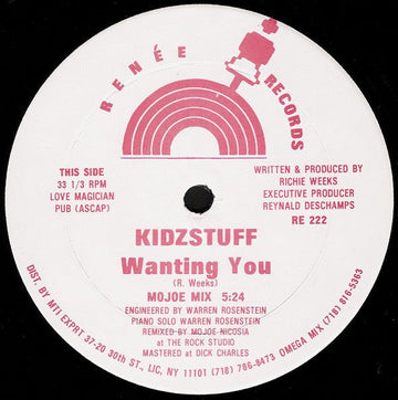 Kidzstuff - Wanting You Vinyl Vinly Record