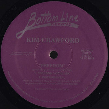 Kim Crawford - Freedom Vinyl Vinly Record