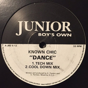 Known Chic - Dance Vinyl Vinly Record