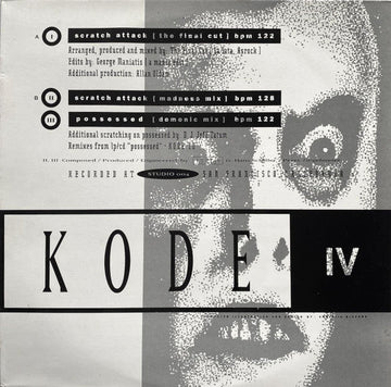Kode IV - Scratch Attack Vinyl Vinly Record