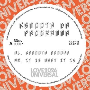 KSmooth Da Programma - KSmooth Groove Vinyl