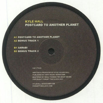 Kyle Hall - Postcard To Another Planet Vinyl Vinly Record