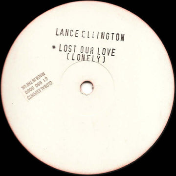 Lance Ellington - Lost Our Love (Lonely) Vinyl Vinly Record
