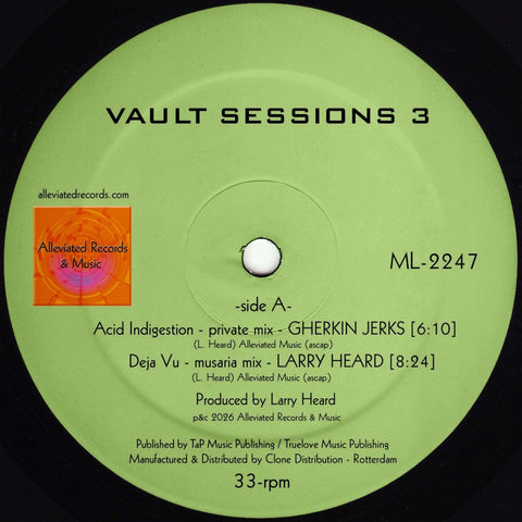 Larry Heard - Vault Sessions 3 Vinyl - Vinyl Record