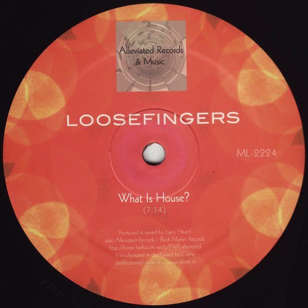 Larry Heard - What Is House? Vinyl