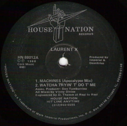 Laurent X - Machines Vinyl - Vinyl Record