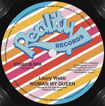 Laury Webb - Woman My Queen Vinyl Vinly Record