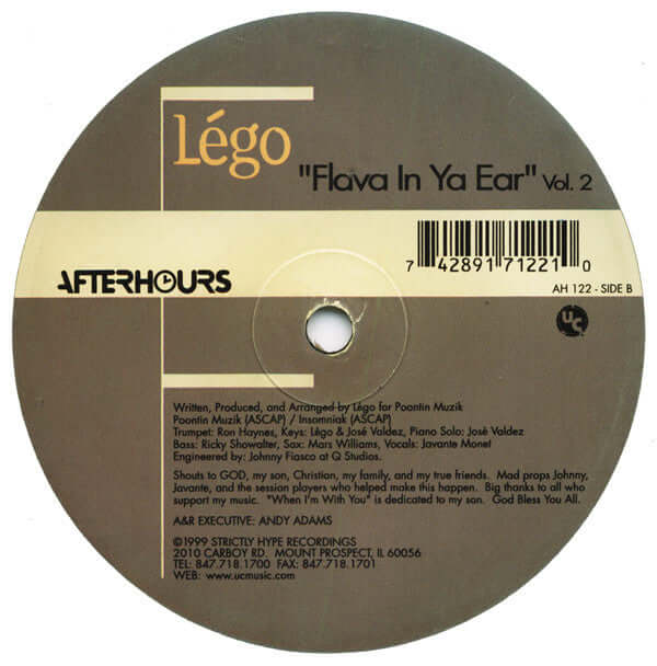 Lego - Flava In Ya Ear Vol. 2 Vinyl