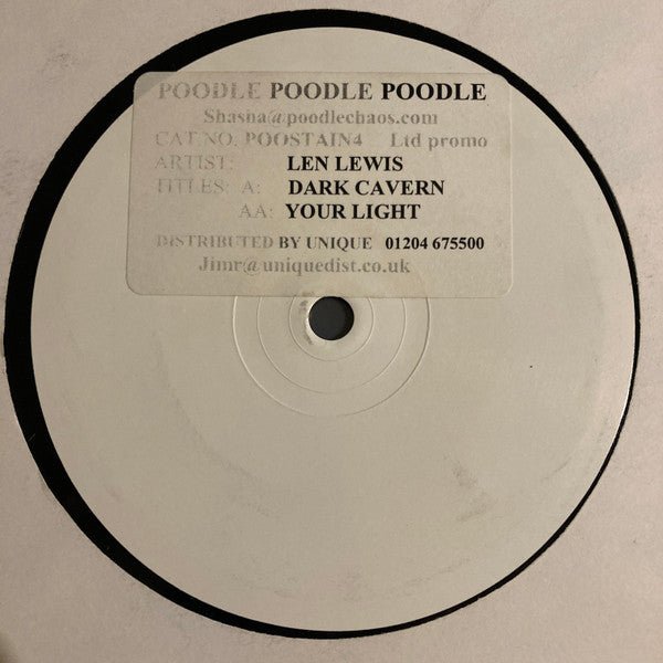 Len Lewis - Dark Cavern Vinyl