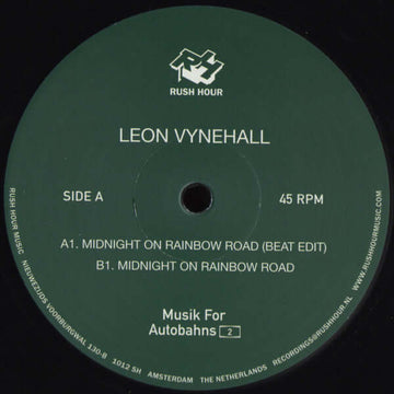 Leon Vynehall - Midnight On Rainbow Road Vinyl Vinly Record