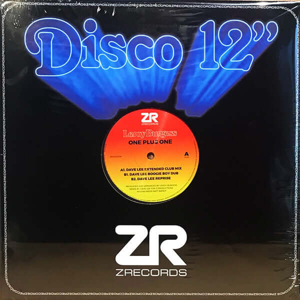 Leroy Burgess - One Plus One Vinyl