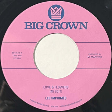 Les Imprimes - Love & Flowers Vinyl Vinly Record