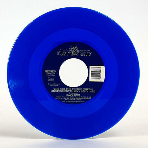 Davy DMX - One For The Treble (Fresh) - Artists Davy DMX Genre Hip Hop, Electro Release Date 1 Jan 2019 Cat No. ZS404355P Format 7" Blue Vinyl - Tuff City - Tuff City - Tuff City - Tuff City - Vinyl Record