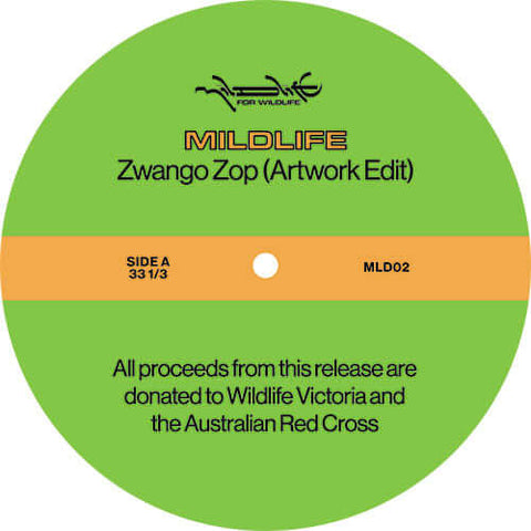 Mildlife - Zwango Zop (Artwork Edit) - Artists Mildlife Genre Disco House Release Date 1 Jan 2020 Cat No. MLD02 Format 12" Vinyl - Mildlife - Mildlife - Mildlife - Mildlife - Vinyl Record