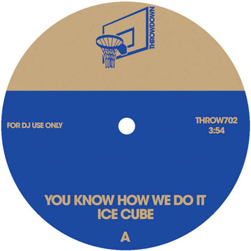 Various - You Know How We Do It - Artists Ice Cube Style Hip Hop, Reissue Release Date 8 Mar 2024 Cat No. THROW702 Format 7